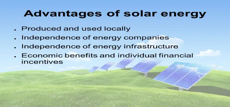 Advantage of Installing solar energy